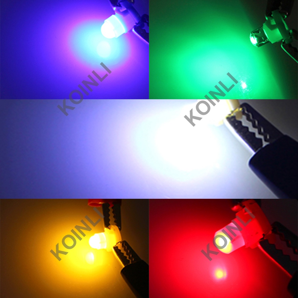 Bóng đèn LED T3 T4.2 T4.7 DC12 ánh sáng trắng cho xe hơi