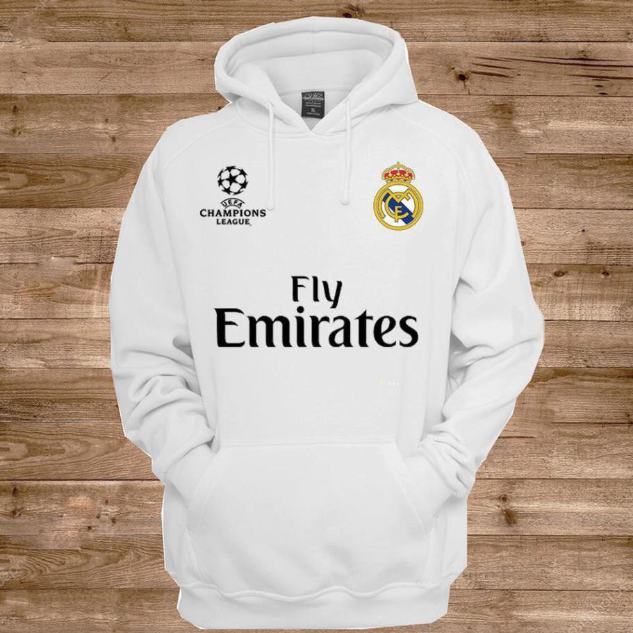 SALE-  Áo Hoodie Real Madrid - mâu HOT