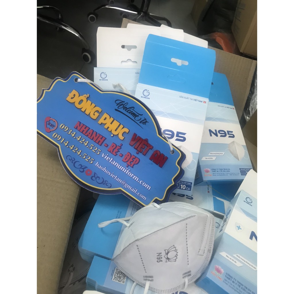 KHẨU TRANG N95 CỬU LONG-1 THÙNG 300 CAI