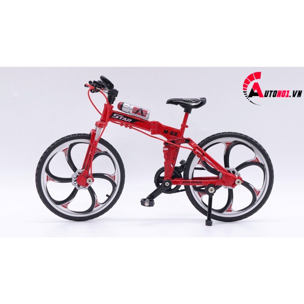 MÔ HÌNH XE ĐẠP THỂ THAO SƯỜN GẤP RED 1:8 DIECAST MODEL 7740