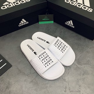 DÉP LÊ THỂ THAO LACOSTE TRẮNG [ DÉP XUẤT KHẨU ] giá rẻ - bền - đẹp - hợp thời trang