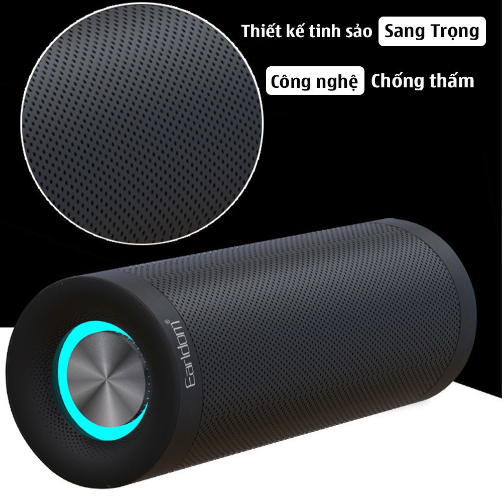 Loa Bluetooth mini Earldom ET-A20 Thiết kế trẻ trung âm thanh sống động nhỏ gọn dễ dàng mang theo