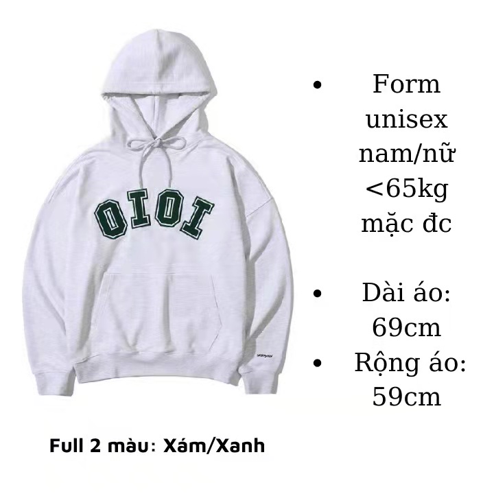 Áo hoodie nam nữ brand Oioi Rose 5252 chính hãng Hàn Quốc | SIGNATURE HOODIE