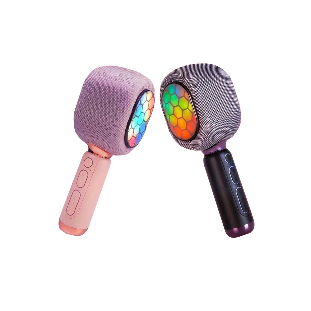 Micro Kèm Loa Hát Karaoke Kết Nối Bluetooth Không Dây - Mic Kèm Loa 2 Trong 1