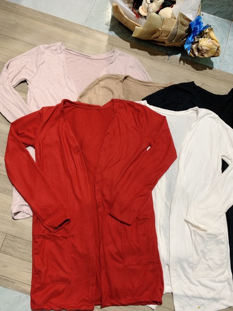 ÁO KHOÁC LEN XINH ULZZANG FOM RỘNG TO GIÁ TỐT HÌNH THẬT( màu xám ib nhé ) | BigBuy360 - bigbuy360.vn