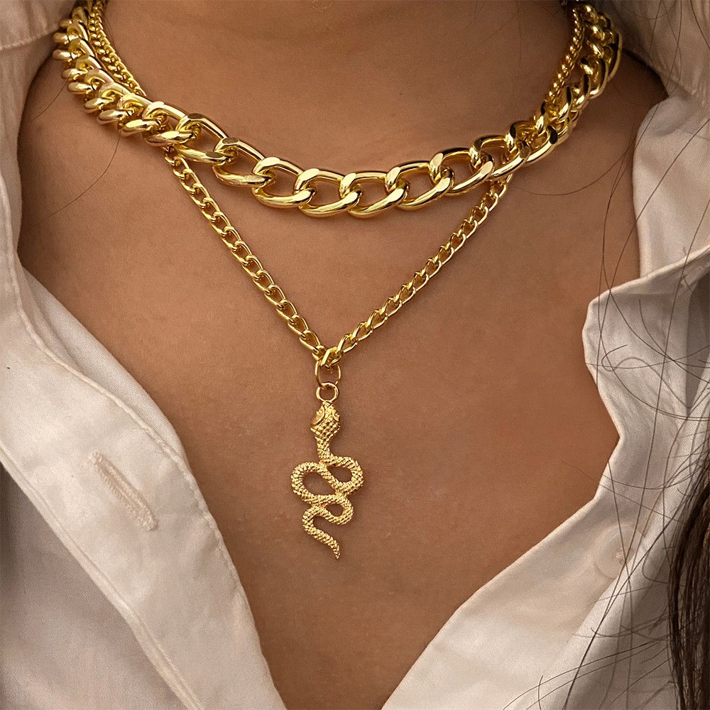 Vòng cổ choker nhiều lớp phong cách Retro hợp thời trang