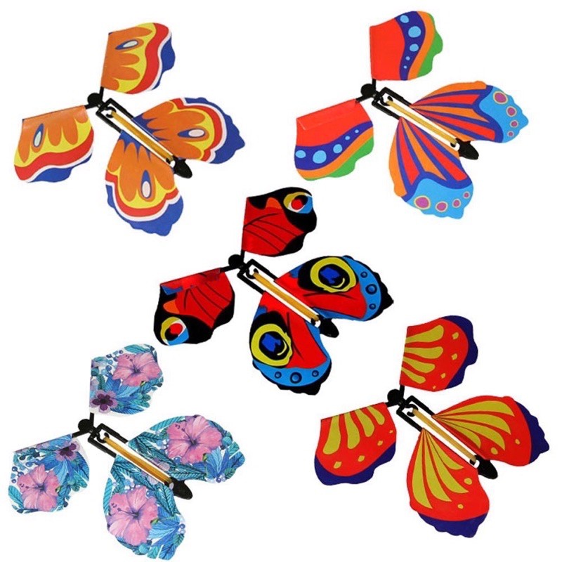 Đồ Chơi Con Bướm Bay Ma Thuật  kẹp sách Magic Flying Butterfly Toy Món Qùa Bất Ngờ Vui Nhộn