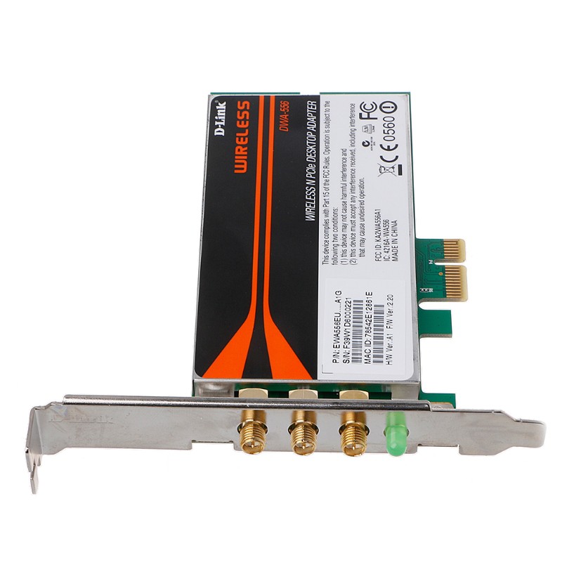 H.S.V✺DWA-556 Wireless Xtreme N PCI-E Desktop Adapter WiFi Card Low Profile | WebRaoVat - webraovat.net.vn