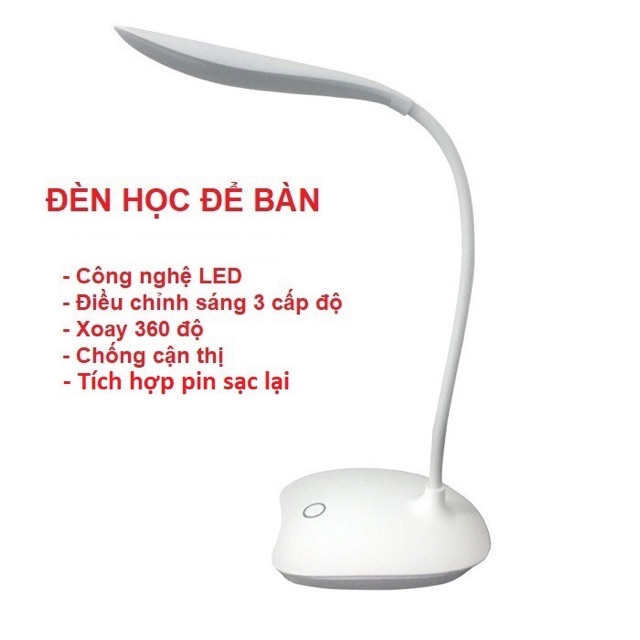 Đèn học chống cận cảm ứng 3 chế độ sáng thông minh thiết kế sang trọng