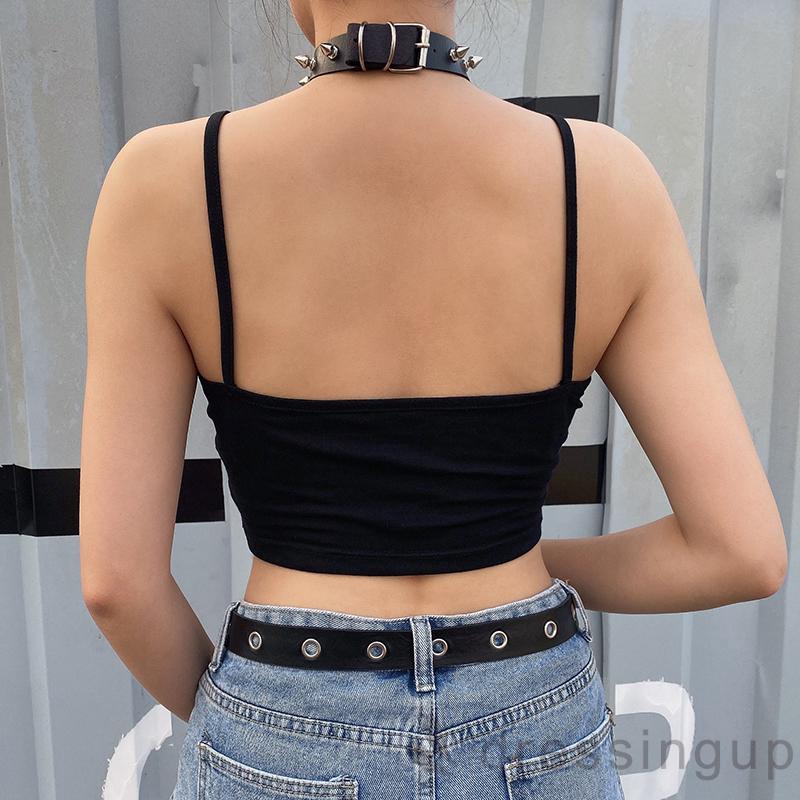 Áo Croptop Sát Nách Thời Trang Mùa Hè Cho Nữ