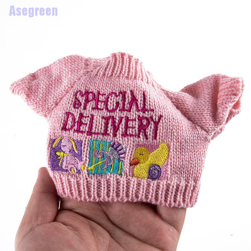 Áo/ khăn choàng/ mũ thiết kế thời trang cho búp bê nhồi bông 30cm