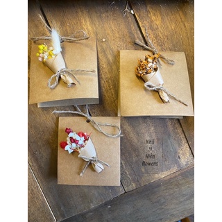 [Đồ Handmade] Thiệp thư tay mini bó hoa ốc quế by Nhã Ý Hiên