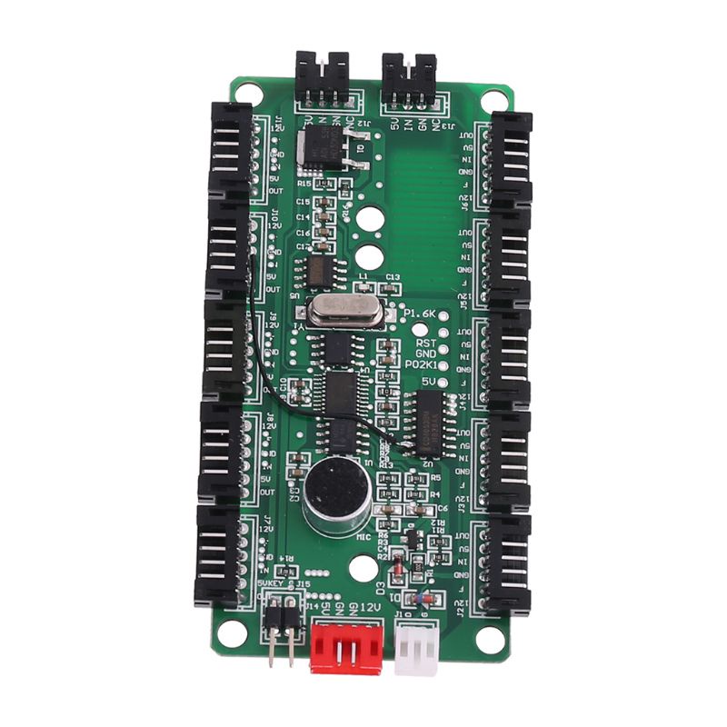 Bảng Điều Khiển Đèn LED RGB Kết Nối Cổng Quạt 21 Điều Khiển Từ Xa