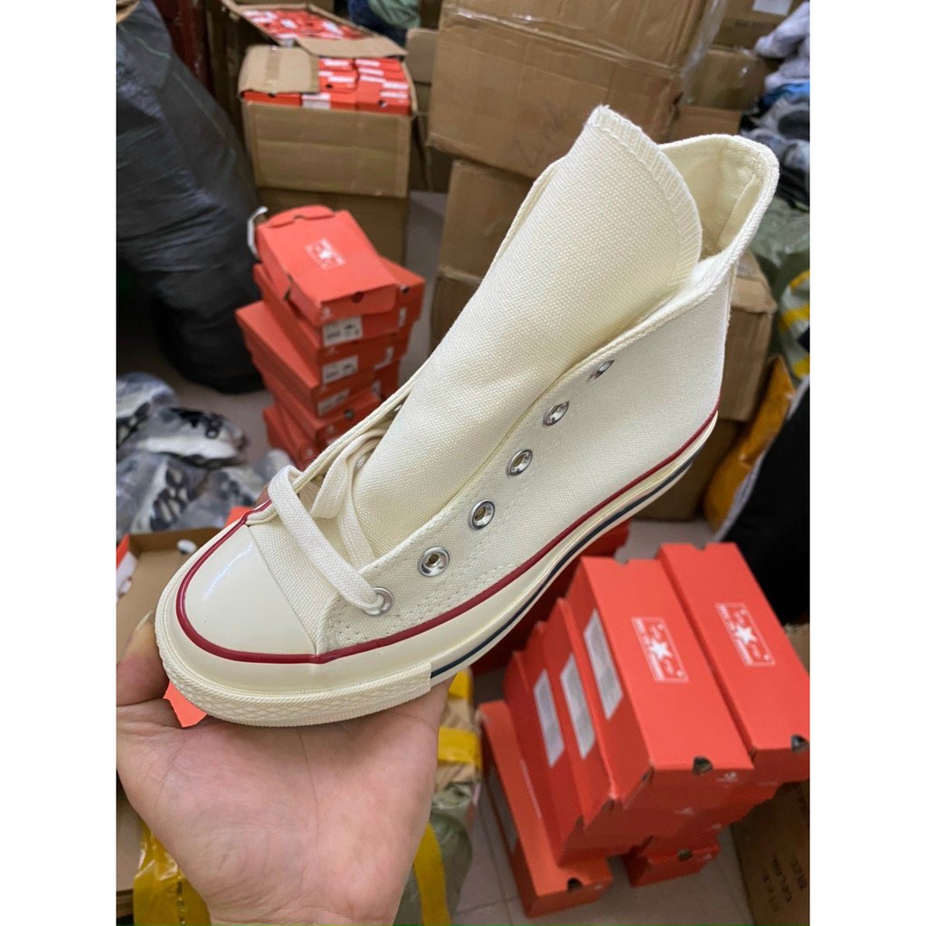 Giày CV 1970s thấp cổ , Giày CV 1970s Chuck Taylor All Star 1970s Black/ White  [full box bill] tặng túi CV