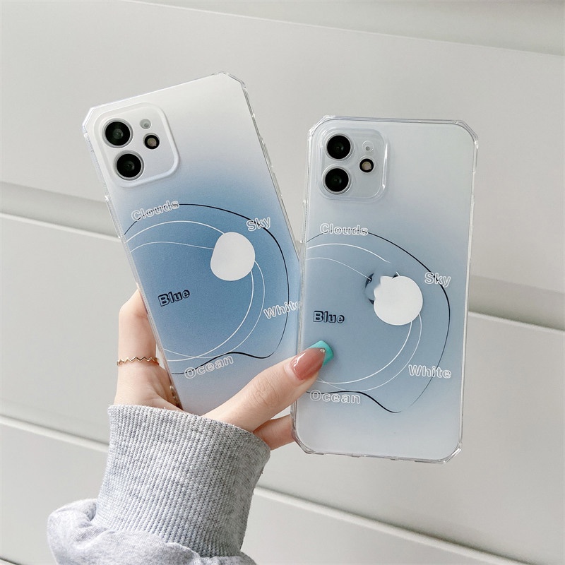 Ốp Điện Thoại Hình Mặt Trăng Độc Đáo Cho OPPO A76 A95 A3s F9 A5 A9 2020 A33 A53 A54 A74 5G A15s A15 A73 Reno 5 Pro 4F 5F