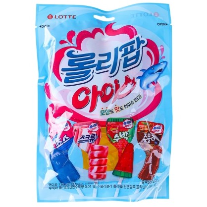 KẸO MÚT LOLLIPOP ICE LOTTE GÓI 132G