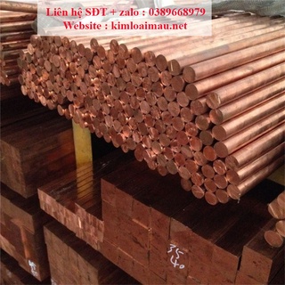 Đồng đỏ tròn đặc phi 12 Dài 1m