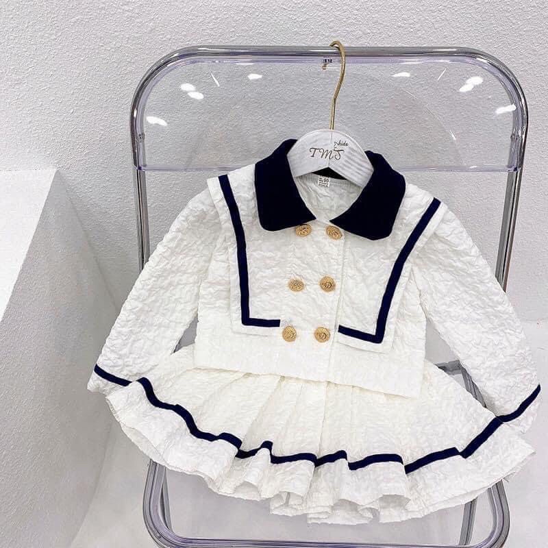 [Vest Xốp] Set váy bé gái mã 58070