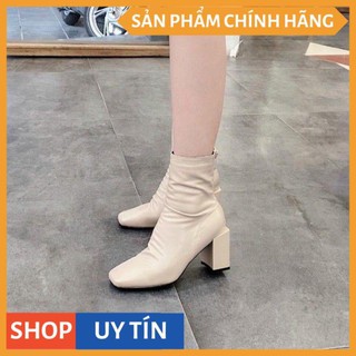 Bốt (Boot) da nhăn KHÓA SAU hàng MỚI đẹp 2020