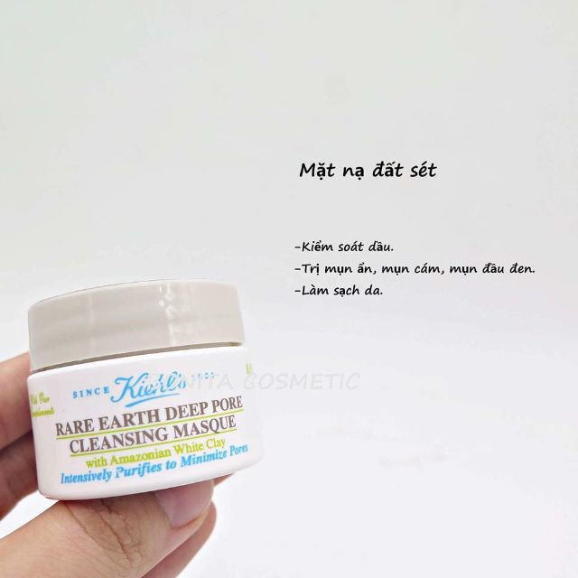 Mặt nạ đất sét Kiehl.s hỗ trợ giảm mụn