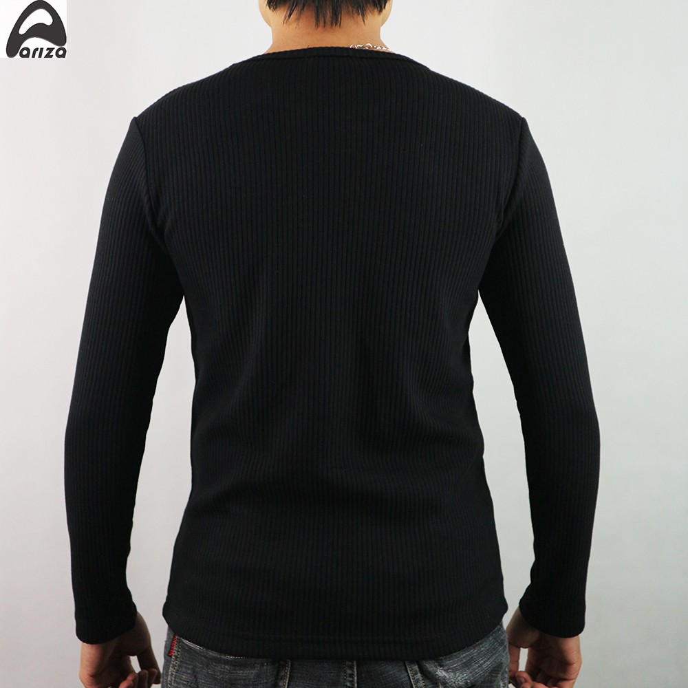 Áo Len Thu Đông Cổ Tròn Nam Ariza body côn tay đẹp | BigBuy360 - bigbuy360.vn