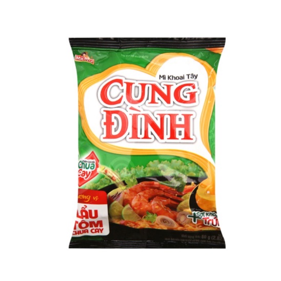 Mì Tôm Cung Đình Thùng 30 gói x 80g