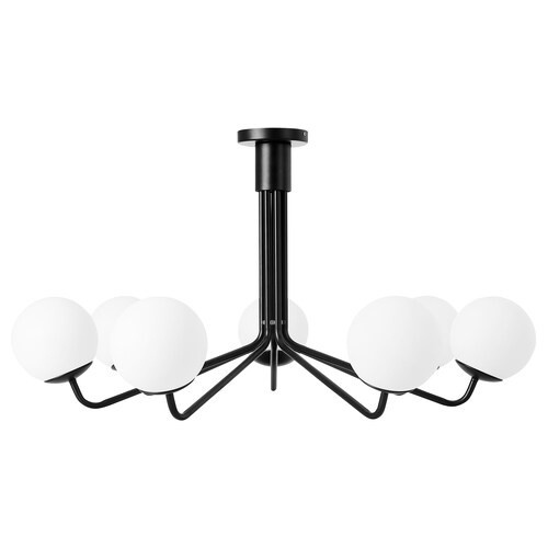 Đèn chùm ánh sáng vàng GLANSSLINKE IKEA