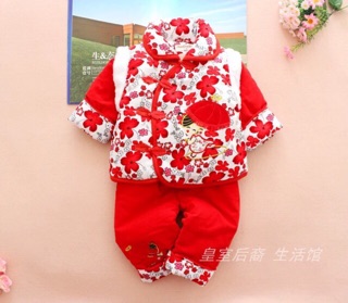 Bộ mặc tết cho bé gái