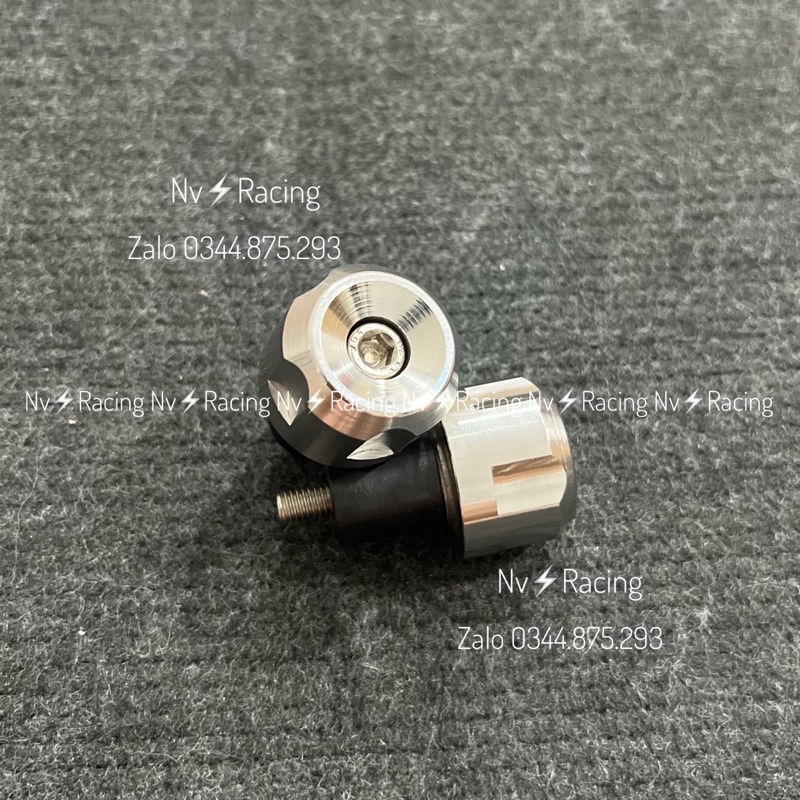 Gù đối trong tay lái kiểu Salaya inox 304 chuẩn CNC sáng bóng