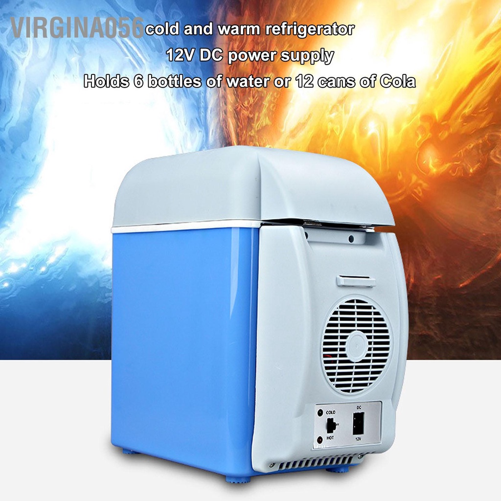Có thể bán buôn Tủ Lạnh Ô Tô 12V DC Lạnh Ấm Kép Sử Dụng Điện Làm Mát Mùa Hè Làm Lạnh Mini Di Động Tủ Lạnh Ô Tô Virgina056 Hàng giao ngay