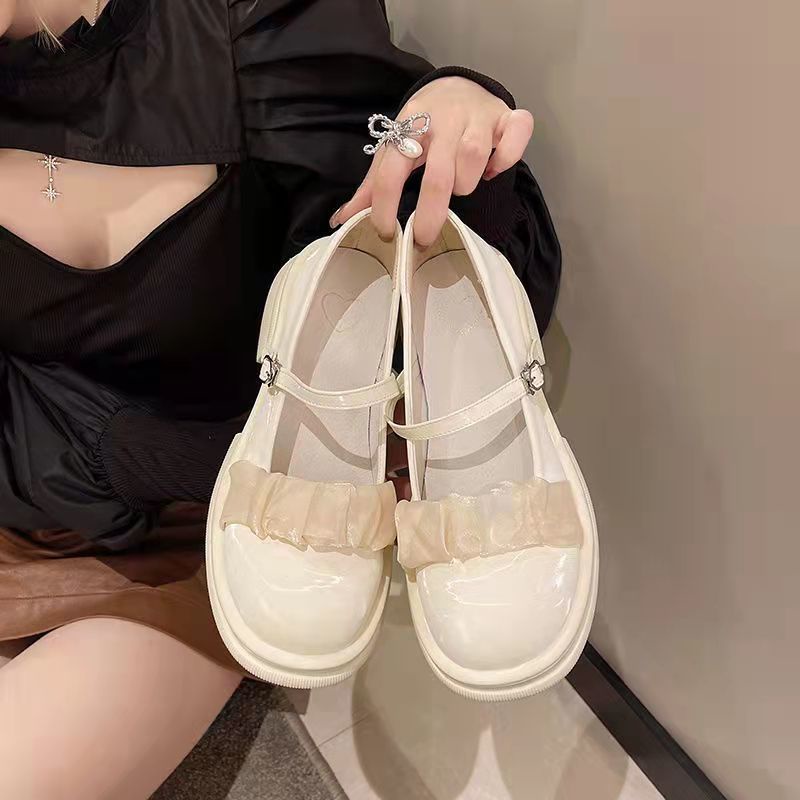 Giày Da Phong Cách Anh Quốc Cổ Điển Thời Trang Cho Nữ