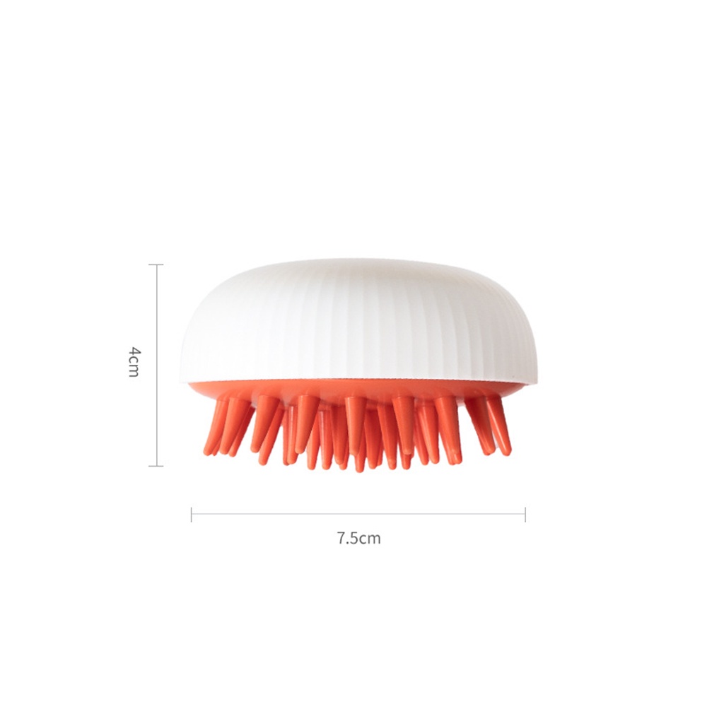 (Hàng Mới Về) Bàn Chải Gội Đầu Bằng Silicon Mềm Đa Năng Tiện Dụng