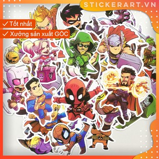 [SET 10 STICKER chủ đề SIÊU NHÂN]