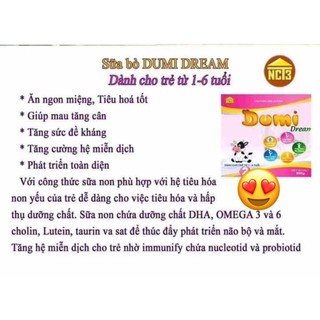 Sữa bột Dumi Dream 900g dành cho trẻ từ 1 đến 6 tuổi