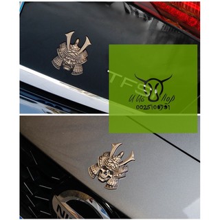 Sticker Samurai kim loại