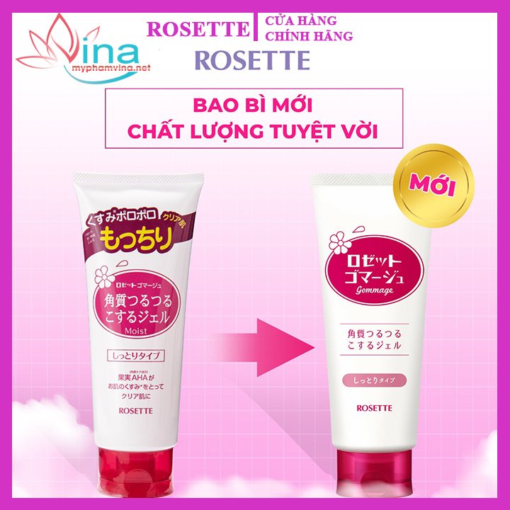 TẨY TẾ BÀO CHẾT ROSETTE GOMMAGE GENTLE PEELING GEL CHO MỌI LOẠI DA 120GR