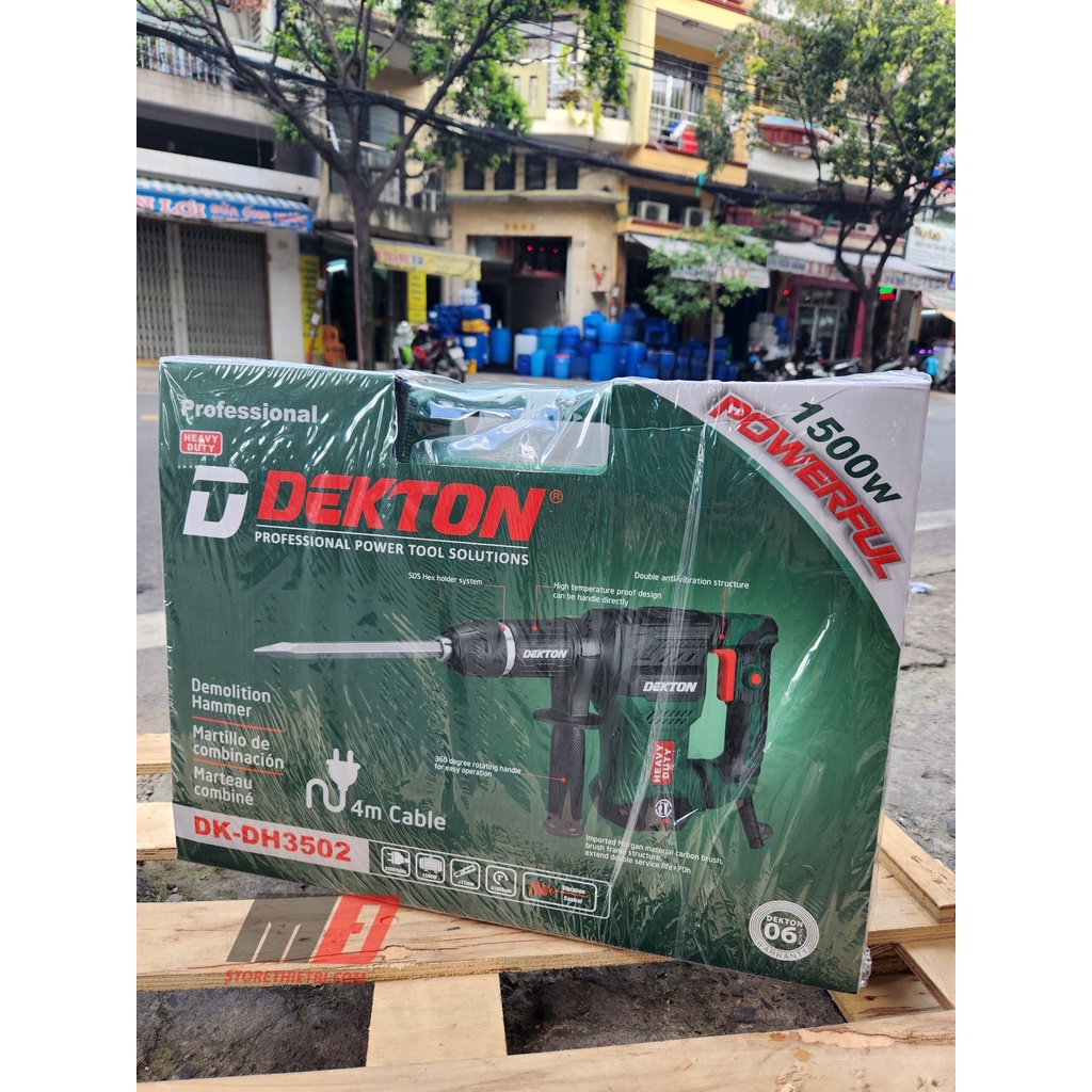Máy Chuyên Đục 17mm Dekton / DK-DH3502 / Có Chống Rung