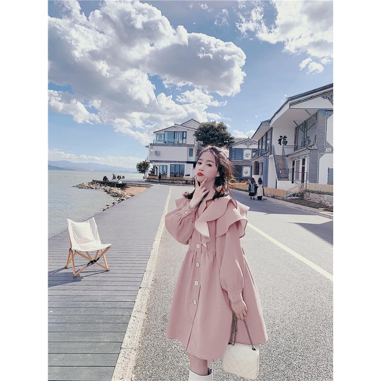 Áo khoác dáng rộng thời trang xuân thu xinh xắn dành cho nữ | BigBuy360 - bigbuy360.vn