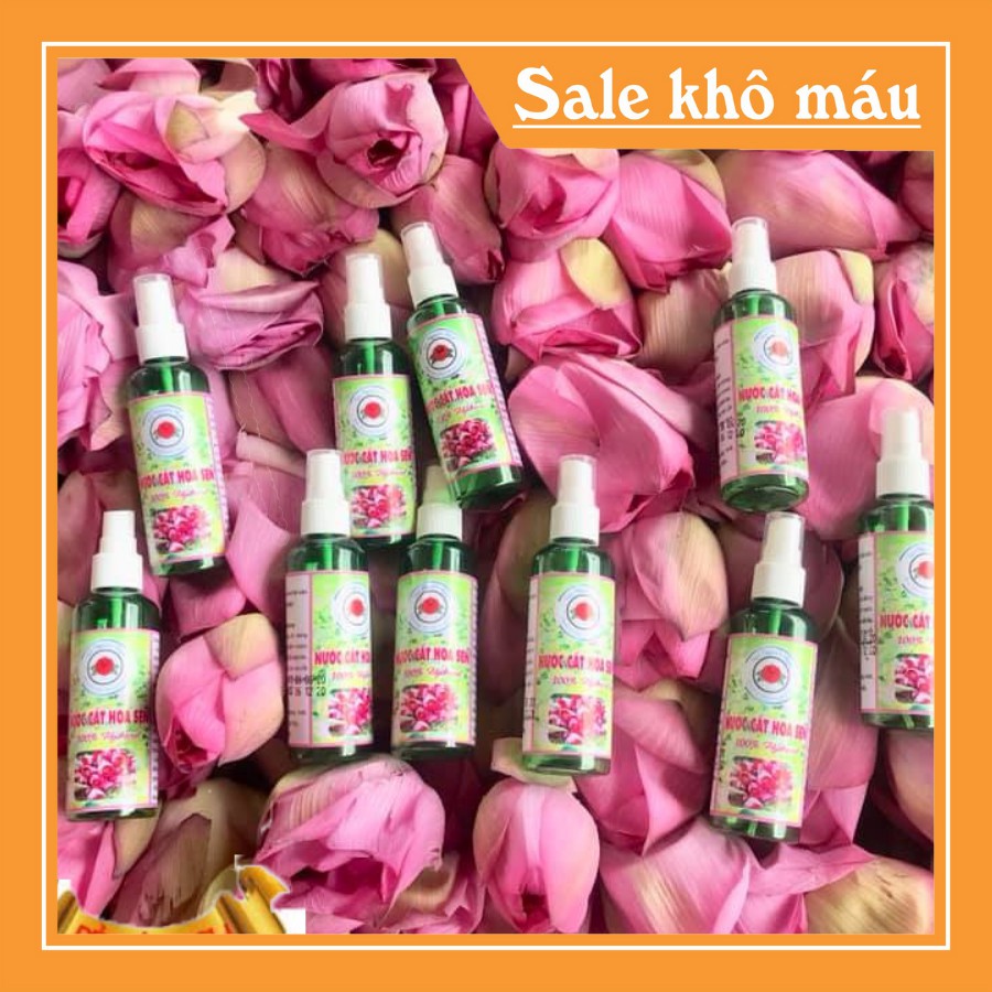 Nước cất hoa sen 🌺 CHẮT LỌC NHỮNG GÌ TINH TÚY NHẤT 🌺 nuôi dưỡng làn da chai xịt 100ml