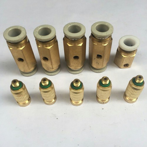Bộ béc đồng phun sương số 1,2,3 kèm đế nối ống 8mm