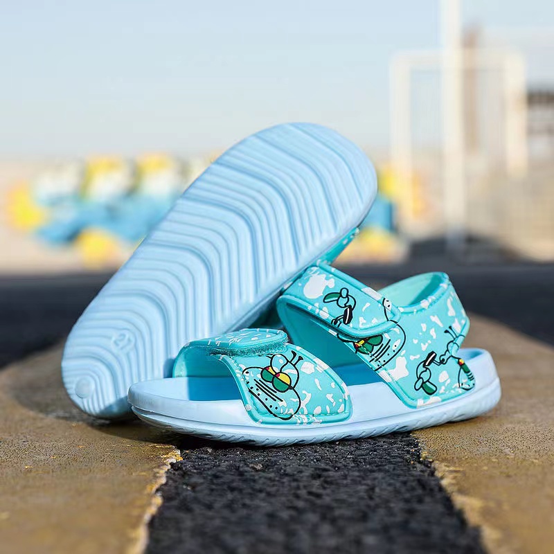 SUGE Dép trẻ em siêu nhẹ Hello Kitty EVA hoạt hình dễ thương dép đi biển Size22-31