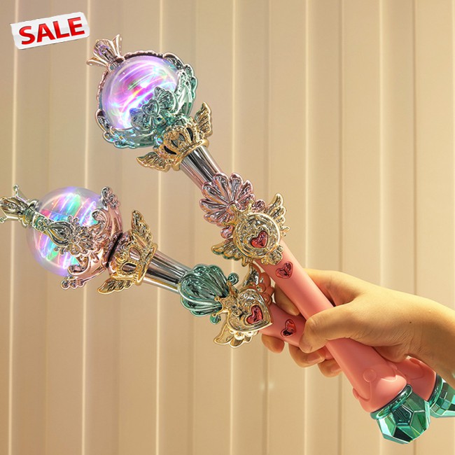 【✨Available❗❗ HOT SALE✨】Đồ Chơi Gậy Phép Thuật Phát Sáng Đèn Led Cho Bé 3-7 Tuổi