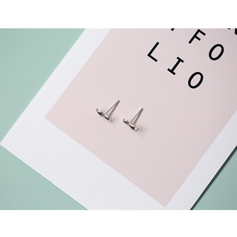 Bông Tai Hình Chú Mèo Nhỏ Màu Đen Đơn Giản Sáng Tạo