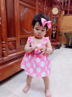 Bộ chấm bi bé gái