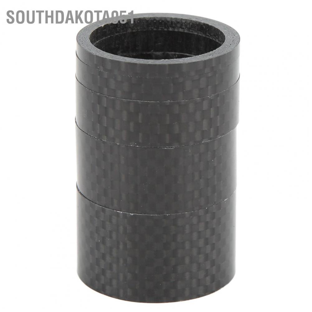 Hàng Sẵn Set 5 Vòng đệm điều chỉnh bát phuộc phía trước xe đạp bằng sợi carbon OD2 28,6mm（3/5/10/15/20mm)【Southdakota051】