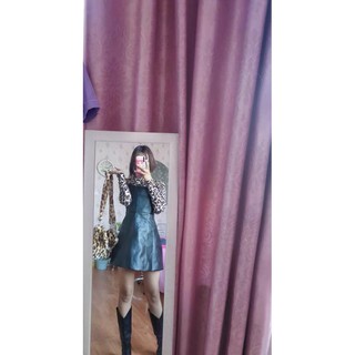 [Order] Váy hai dây da PU (ảnh thật)