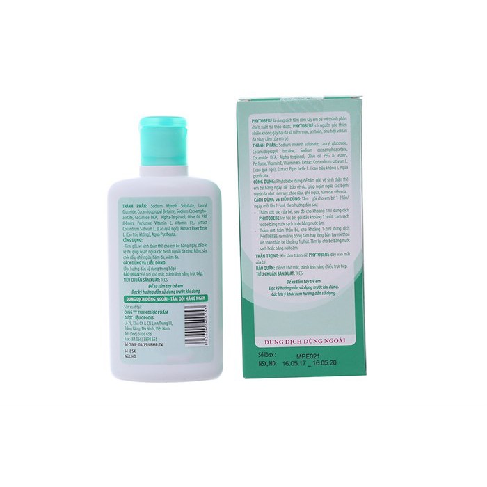 Sữa Tắm Trẻ Em PhytoBEBE 100ml