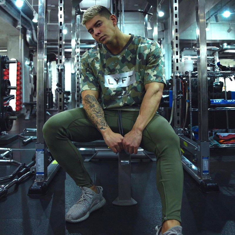 Quần Thể Thao Kẻ Sọc Dáng Ôm Size M-3XL Thời Trang Cho Nam