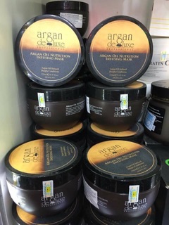 Mặt nạ ủ tóc phục hồi làm mềm mượt tóc Argandeluxe Canada 250ml