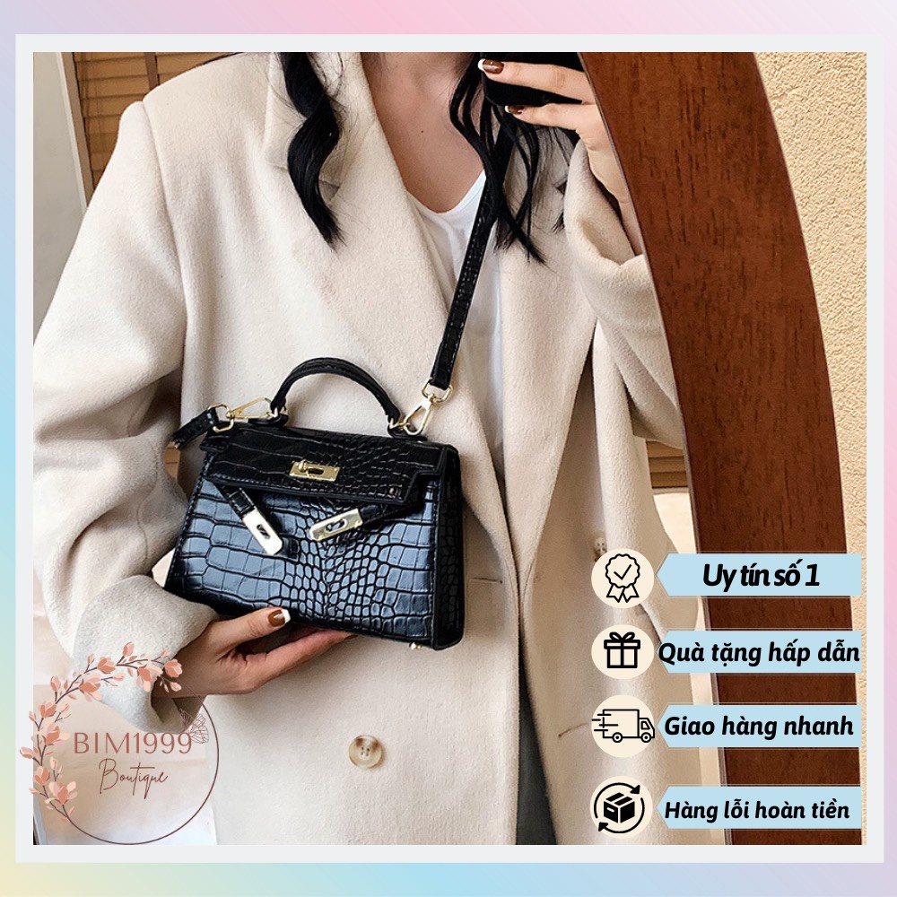 Túi Xách Kelly Hình Vuông Thiết Kế Da Cá Sấu Thời Trang Năm 2022 M041
